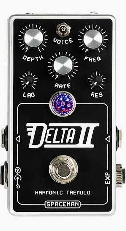 SPACEMAN DELTA II HARMONIC TREMOLO PEDAL.